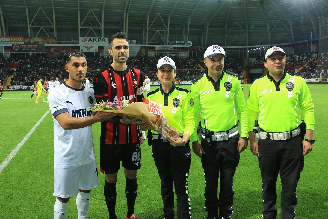 Trafik haftası etkinlikleri kapsamında önceki hafta 24Erzincanspor Fethiye spor mücadelesi