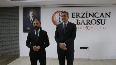 Erzincan Barosunun 51’nci kuruluş yıl dönüm münasebetiyle Erzincan’a bir ziyaret