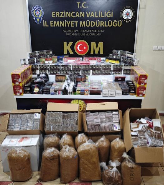 Erzincan Polisi kaçakçılara göz açtırmıyor. Erzincan İliç İlçe Emniyet Müdürlüğü
