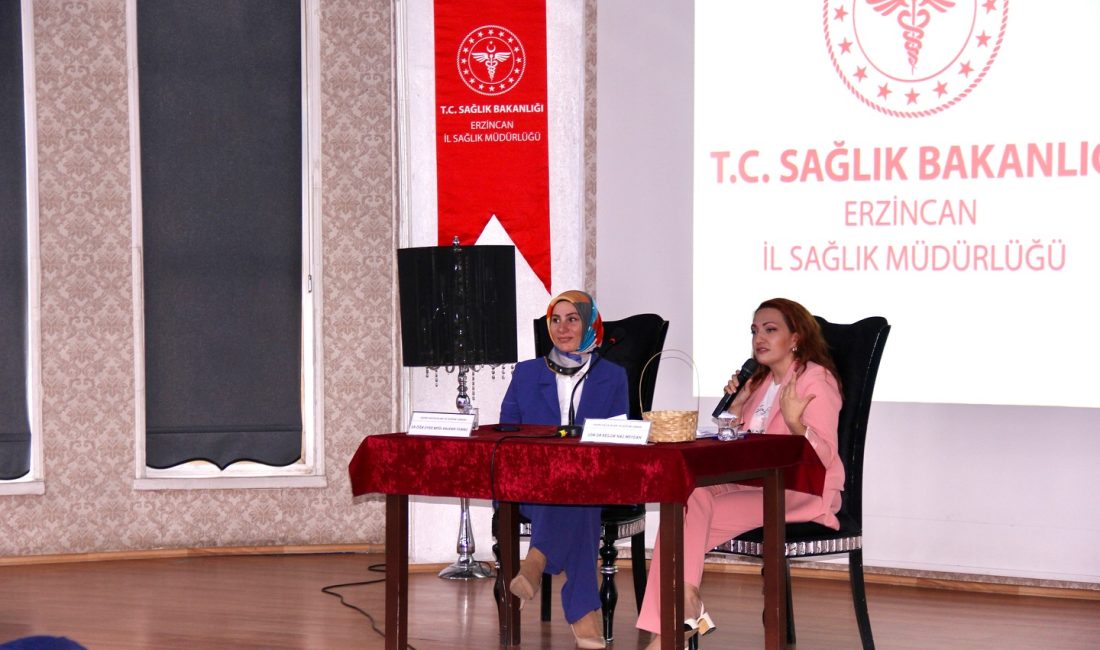 Erzincan İl Sağlık Müdürlüğü’nün organizasyonuyla Vali Yardımcısı Ömer Özbay’ın eşi