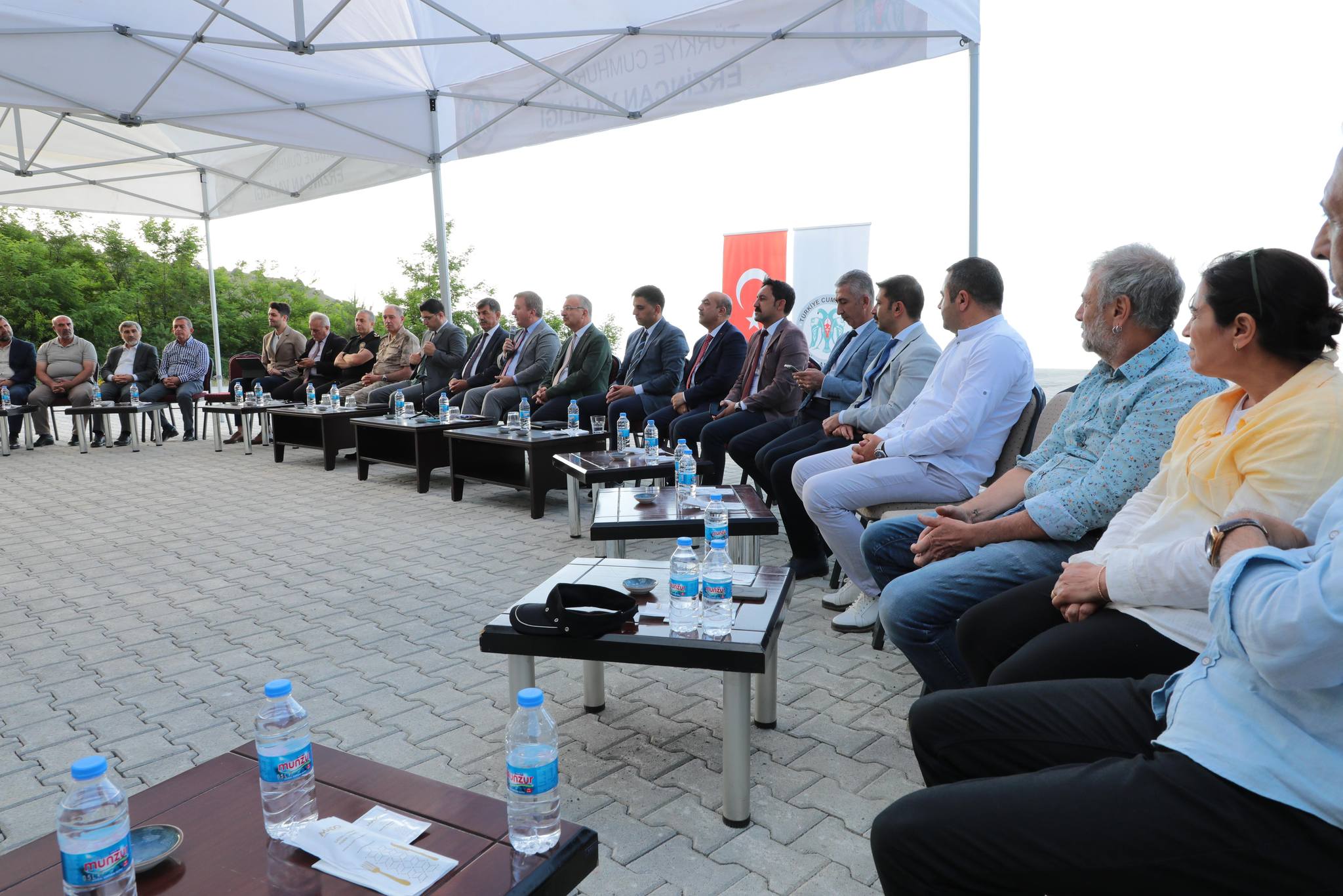 Erzincan Valisi Hamza Aydoğdu başkanlığında, kent protokolü ve sivil toplum