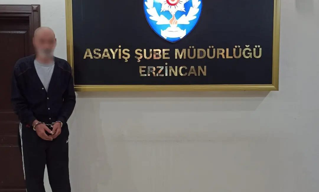 Erzincan polisinin takibine takılan kasten öldürme suçundan 19 yıl 8