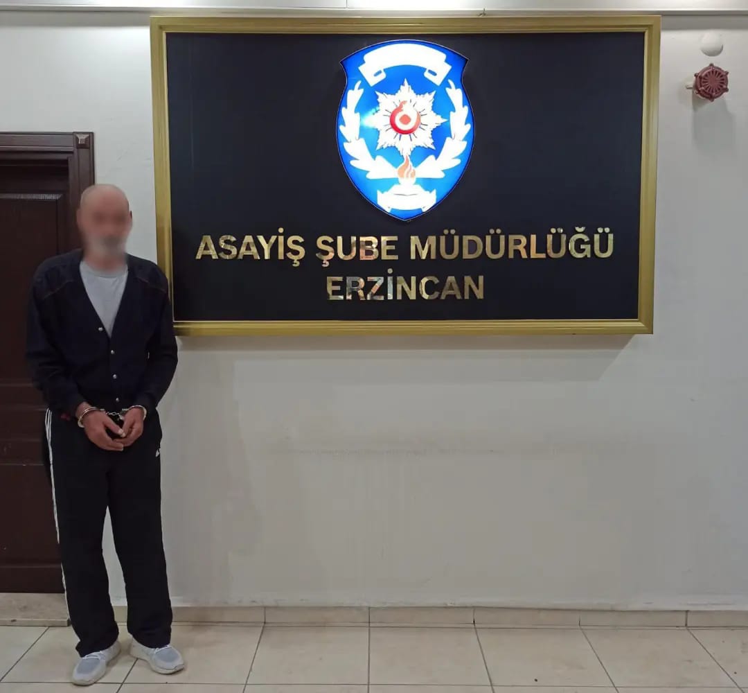 Erzincan polisinin takibine takılan kasten öldürme suçundan 19 yıl 8