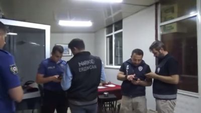 Erzincan İl Emniyet Müdürlüğü koordinesinde 32 ekip 130 personelin katılımıyla