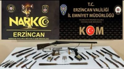 Erzincan İl Emniyet Müdürlüğü Kaçakçılık ve Organize Suçlarla Mücadele Şube