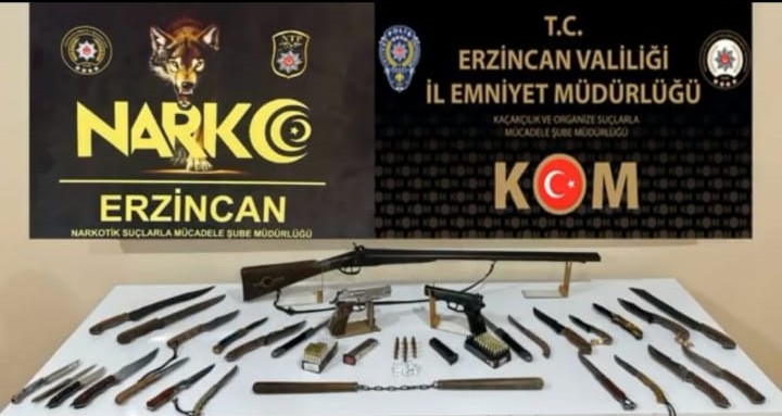 Erzincan İl Emniyet Müdürlüğü Kaçakçılık ve Organize Suçlarla Mücadele Şube