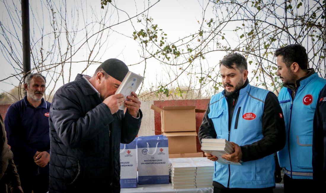 Türkiye Diyanet Vakfı’nın (TDV) yürüttüğü “Bir Kurban Bir Kur’an” projesi