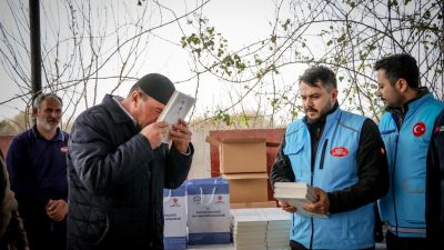 Türkiye Diyanet Vakfı’nın (TDV) yürüttüğü “Bir Kurban Bir Kur’an” projesi