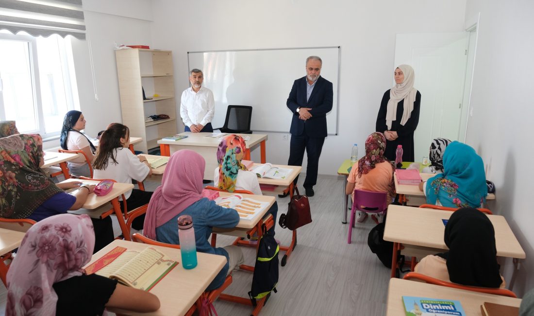 İbrahim Duman 4-6 yaş Kuran kursunu ziyaret eden Diyanet İşleri