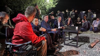 Erzincan Valisi Hamza Aydoğdu ve İl Müftüsü Muharrem Gül, Mercan