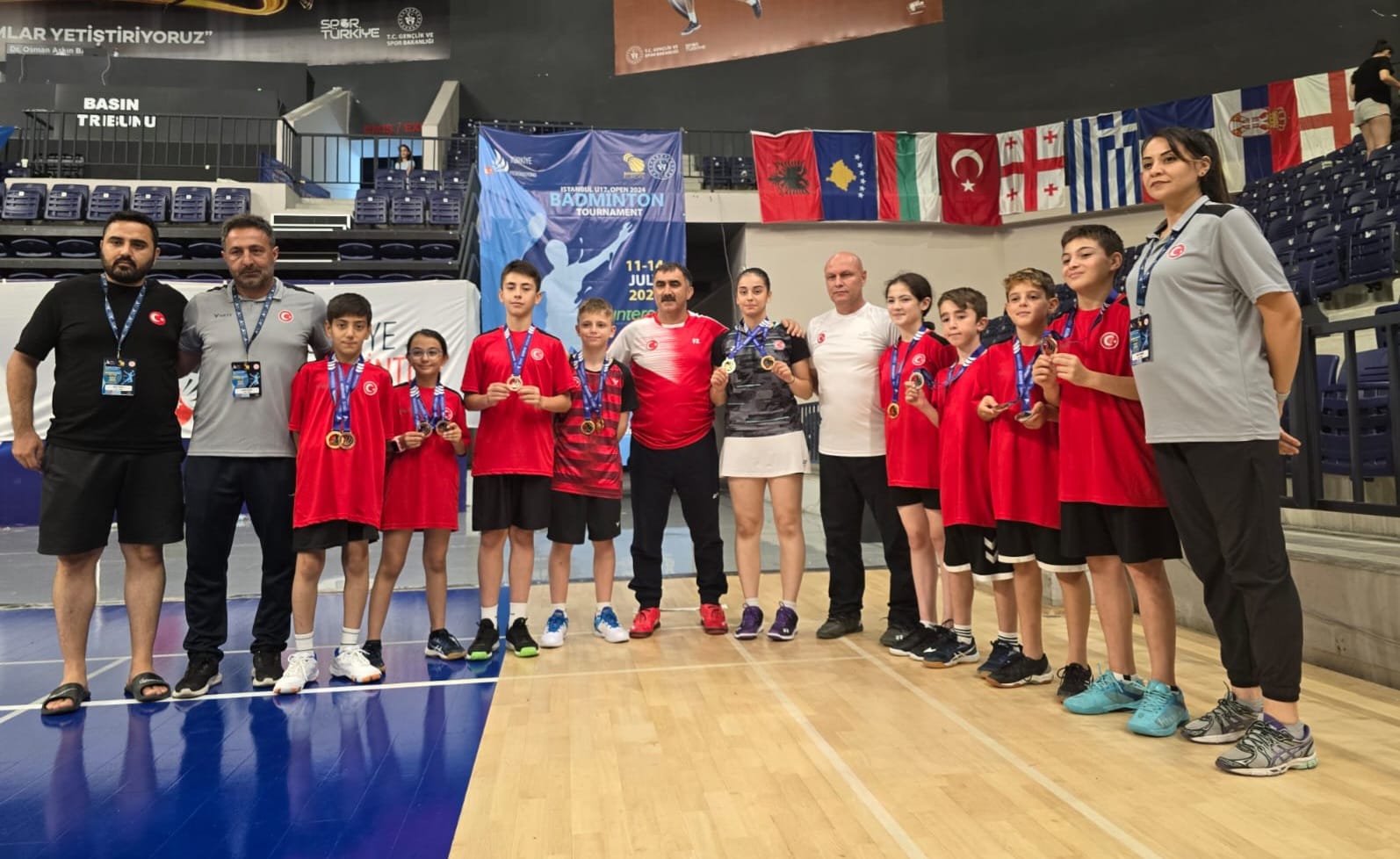 11-14 Temmuz 2024 tarihleri arasında İstanbul'da yapılan Intercıty U11,U13,U 15,U17
