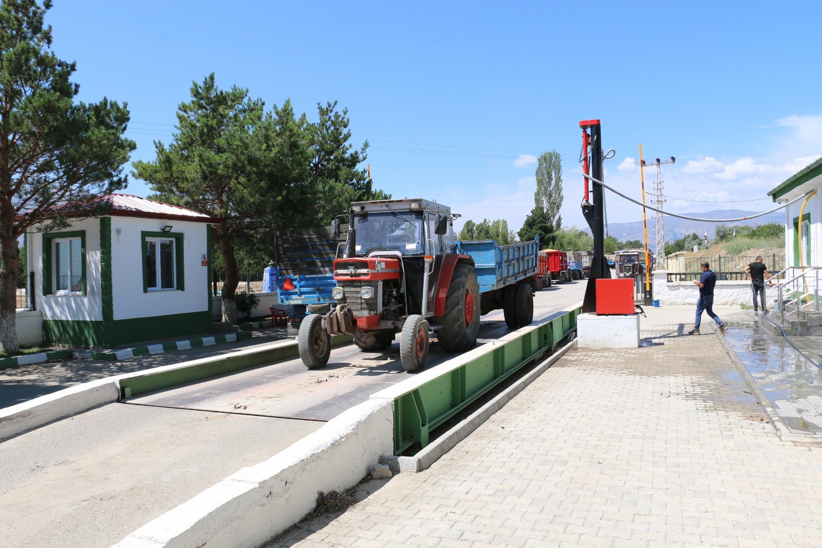 Toprak Mahsulleri Ofisi Erzincan Ajans Müdürlüğü’nde buğday alımı devam ediyor.