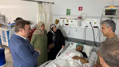 Erzincan Valisi Hamza Aydoğdu, Mengücek Gazi Eğitim ve Araştırma Hastanesinde