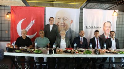 Erzincan’da bulunan, Yeniden Refah Partisi Sosyal Politikalardan Sorumlu Genel Başkan