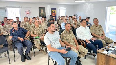 Erzincan İl Jandarma Komutanlığı’nda köylerde kurulumu tamamlanan kamera sistemleri analizi