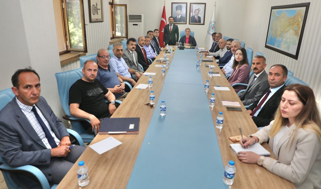 Erzincan Valisi Hamza Aydoğdu başkanlığında “İl İstihdam ve Mesleki Eğitim
