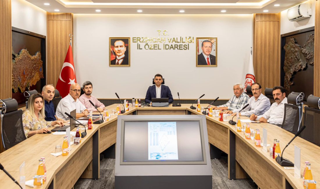Erzincan İl Encümen toplantısı, Vali Yardımcısı/İl Özel İdaresi Genel Sekreteri