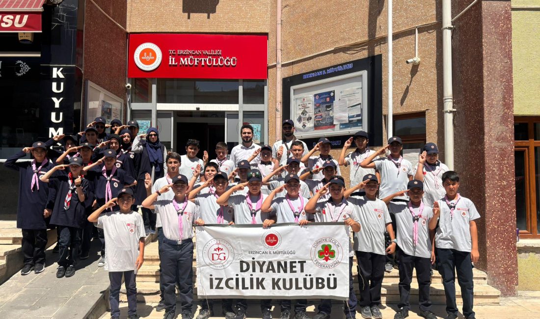 Erzincan İl Müftülüğü Diyanet İzcilik Kulübünün katılımıyla 11-17 Ağustos 2024