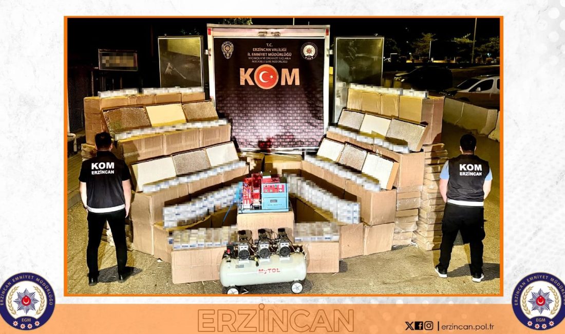 Erzincan İl Emniyet Müdürlüğü, Kaçakçılık ve Organize Suçlarla Mücadele Şube