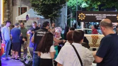 Erzincan İl Emniyet Müdürlüğü Narkotik Suçlarla Mücadele Şube Müdürlüğü ekipleri