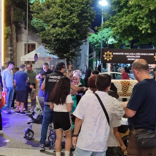 Erzincan İl Emniyet Müdürlüğü Narkotik Suçlarla Mücadele Şube Müdürlüğü ekipleri