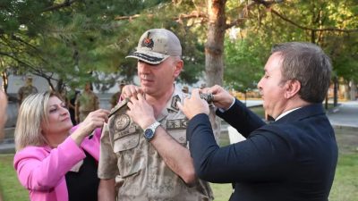 Erzincan İl Jandarma Komutanlığı’nda önemli bir tören gerçekleştirildi. Subay, astsubay