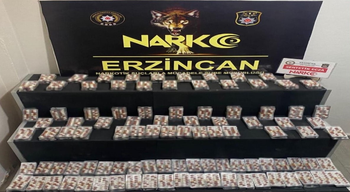 Uyuşturucu ile mücadelesini aralıksız sürdüren Erzincan Polisi yaptığı operasyonda uyuşturucu