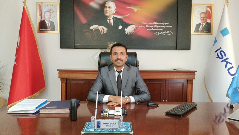 2015 yılından itibaren Erzincan İŞ-KUR müdürlüğü yapan Ömer Faruk Çelik’in