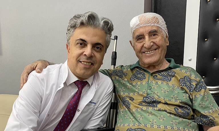 Geçirmiş olduğu kaza sonrasında Mengücek Gazi Eğitim ve Araştırma Hastanesinde