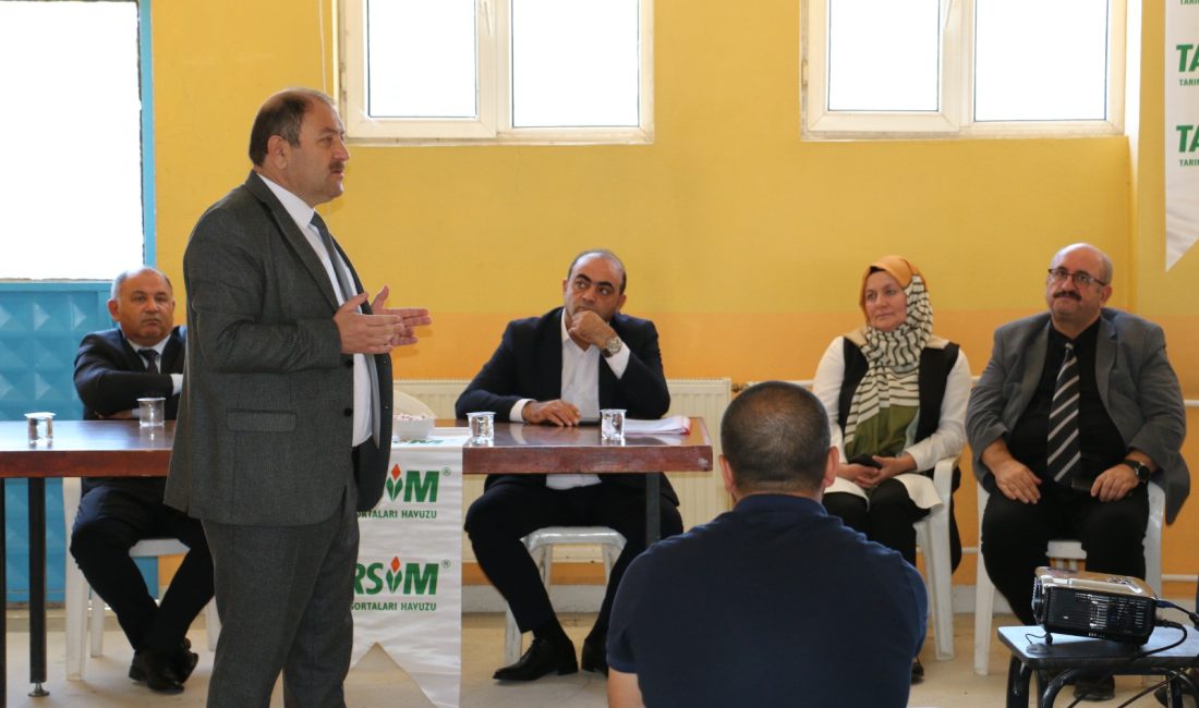Erzincan Tarım ve Orman İl Müdürlüğü tarafından ilçelerde ve beldelerde