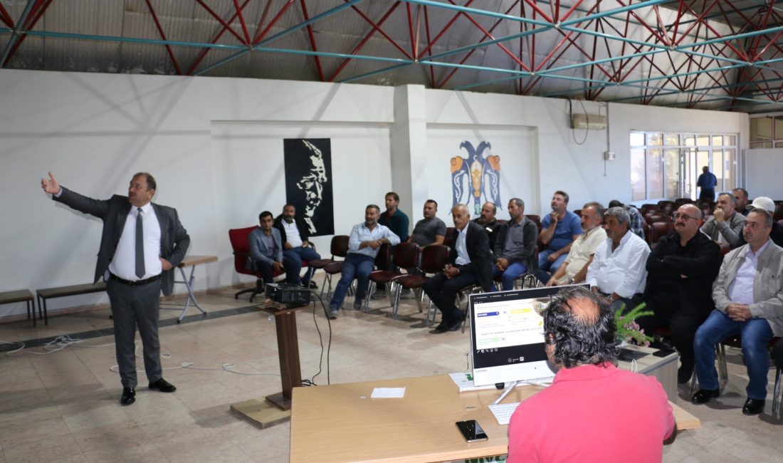 Erzincan Tarım ve Orman İl Müdürlüğü tarafından ilçelerde ve beldelerde