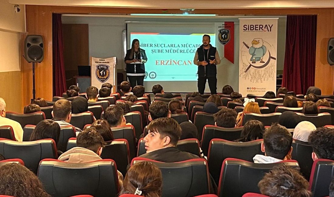Erzincan İl Emniyet Müdürlüğü, Çocuk Şube Müdürlüğü koordinesinde planlanan bilgilendirme