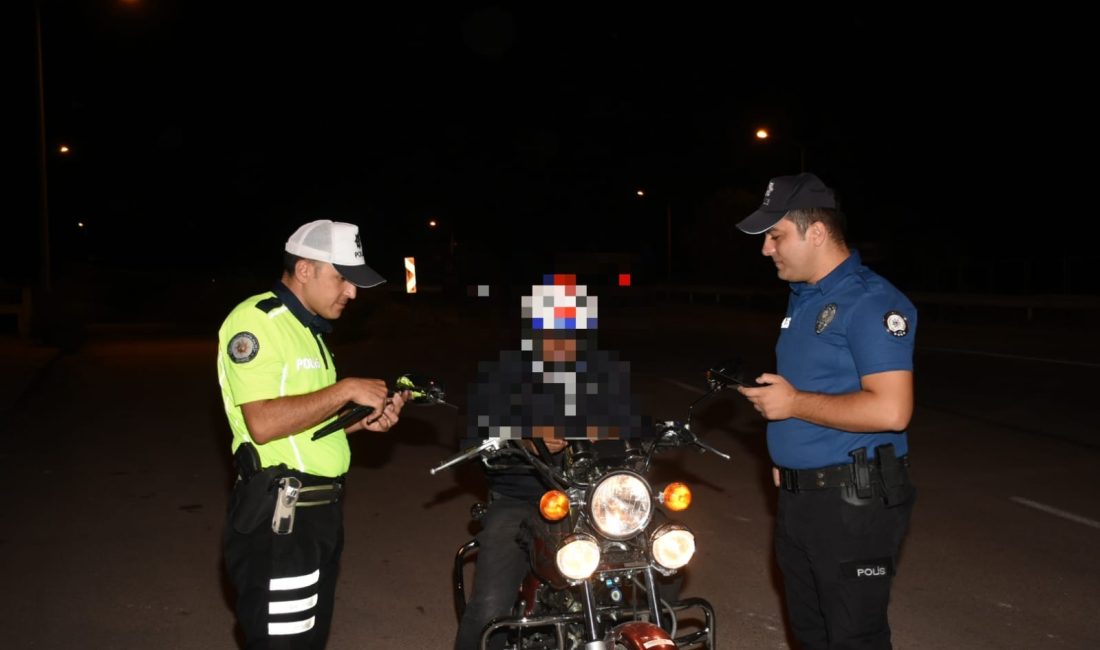 Asayiş olayları ve Motosiklet hırsızlığına karşı uygulama yapan Erzincan Polisi