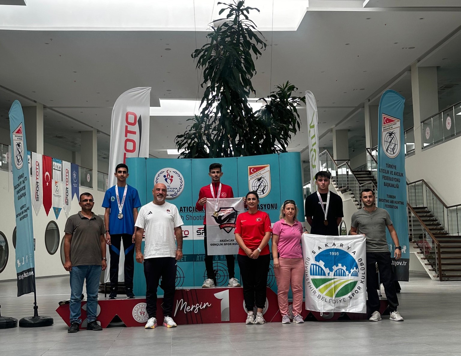 Mersin Erdemli’ de yapılan ve 455 sporcunun katıldığı Havalı Silahlar