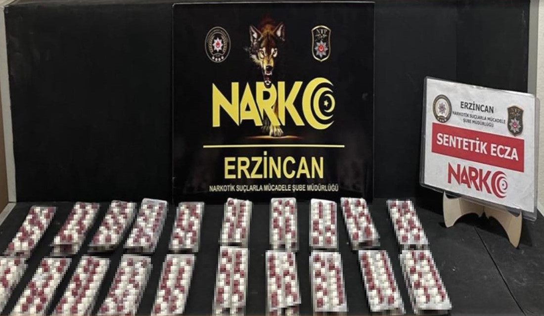 Uyuşturucu ile mücadelesini aralıksız sürdüren Erzincan Polisi şüpheli şahıslar üzerinde