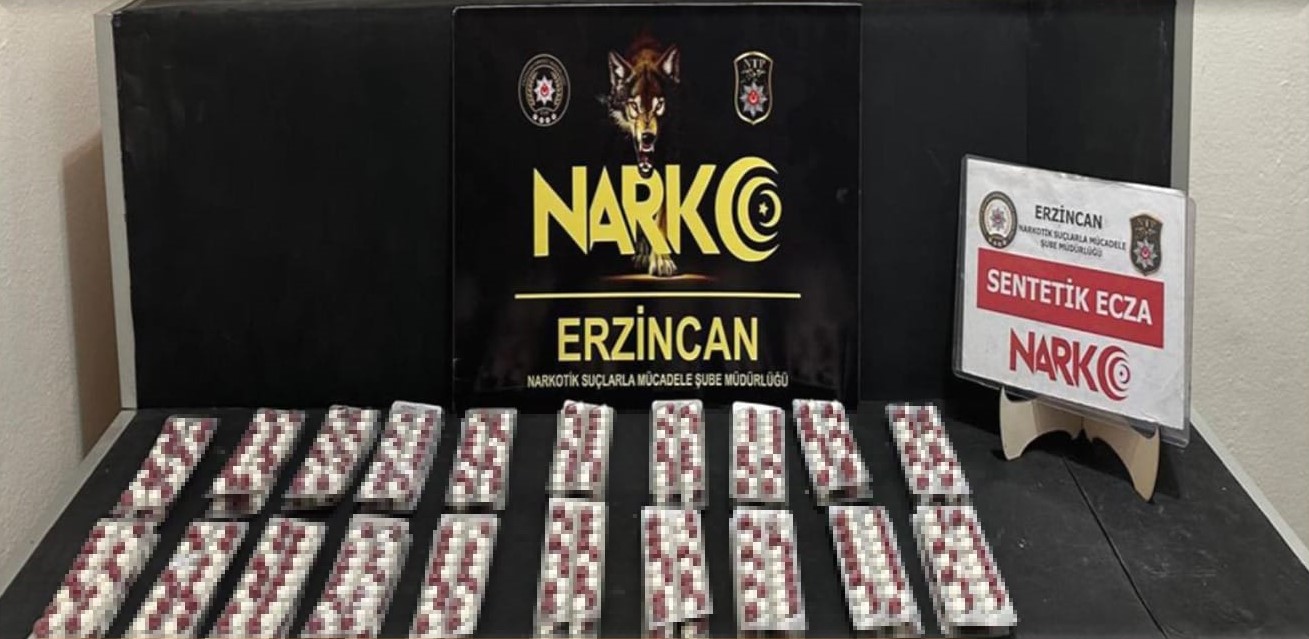 Uyuşturucu ile mücadelesini aralıksız sürdüren Erzincan Polisi şüpheli şahıslar üzerinde