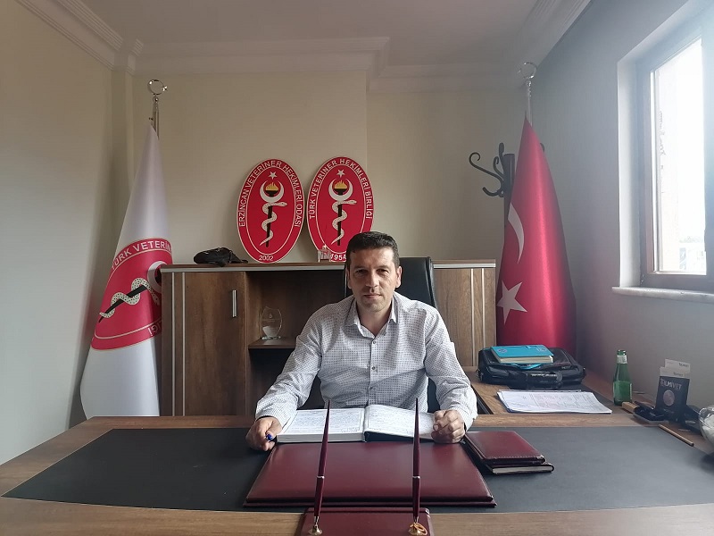 Erzincan Veteriner Hekimler Odası Başkanlığı geçtiğimiz hafta sonu 12. Olağan