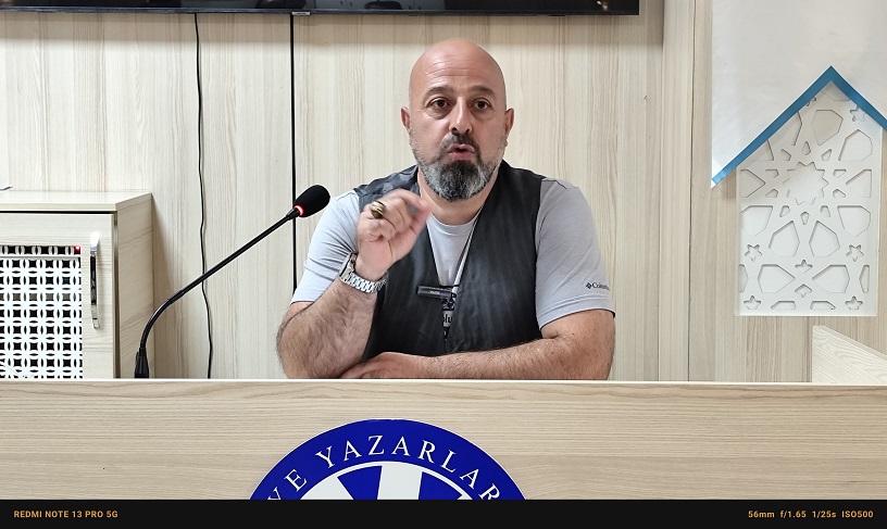 Türkiye Yazarlar Birliği Erzincan Şubesinin konuğu olan Fizyoterapist Yavuz Çılgın