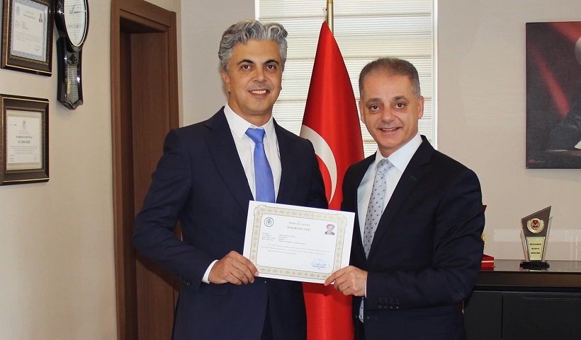 Yaptığı başarılı çalışmalardan dolayı Erzincan Valisi Hamza Aydoğdu, Mengücek Gazi