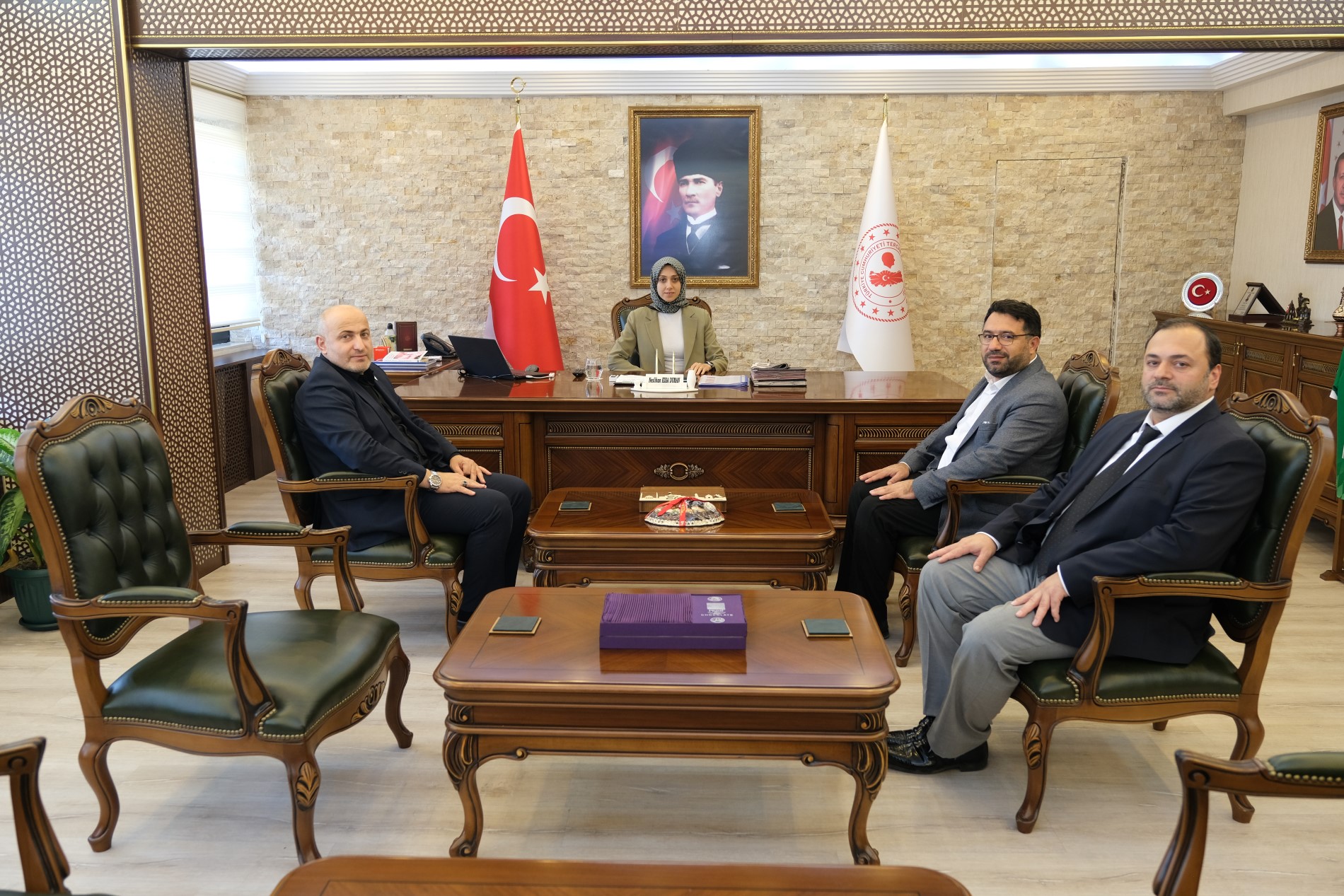 Erzincan İl Müftüsü İsmail Fakirullahoğlu, İl Müftü Yardımcısı Medet Şahin