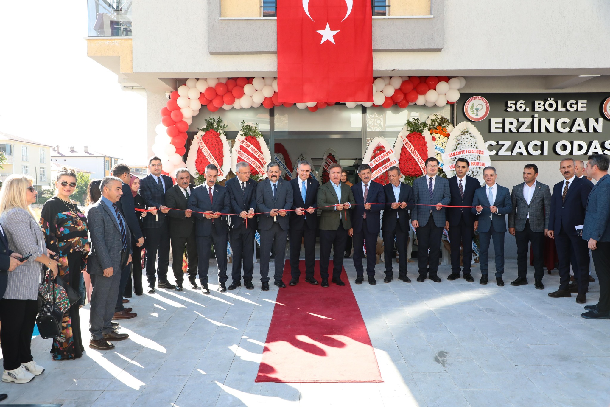 56'ncı Bölge Erzincan Eczacı Odası Yeni Hizmet Binası açılış törenine