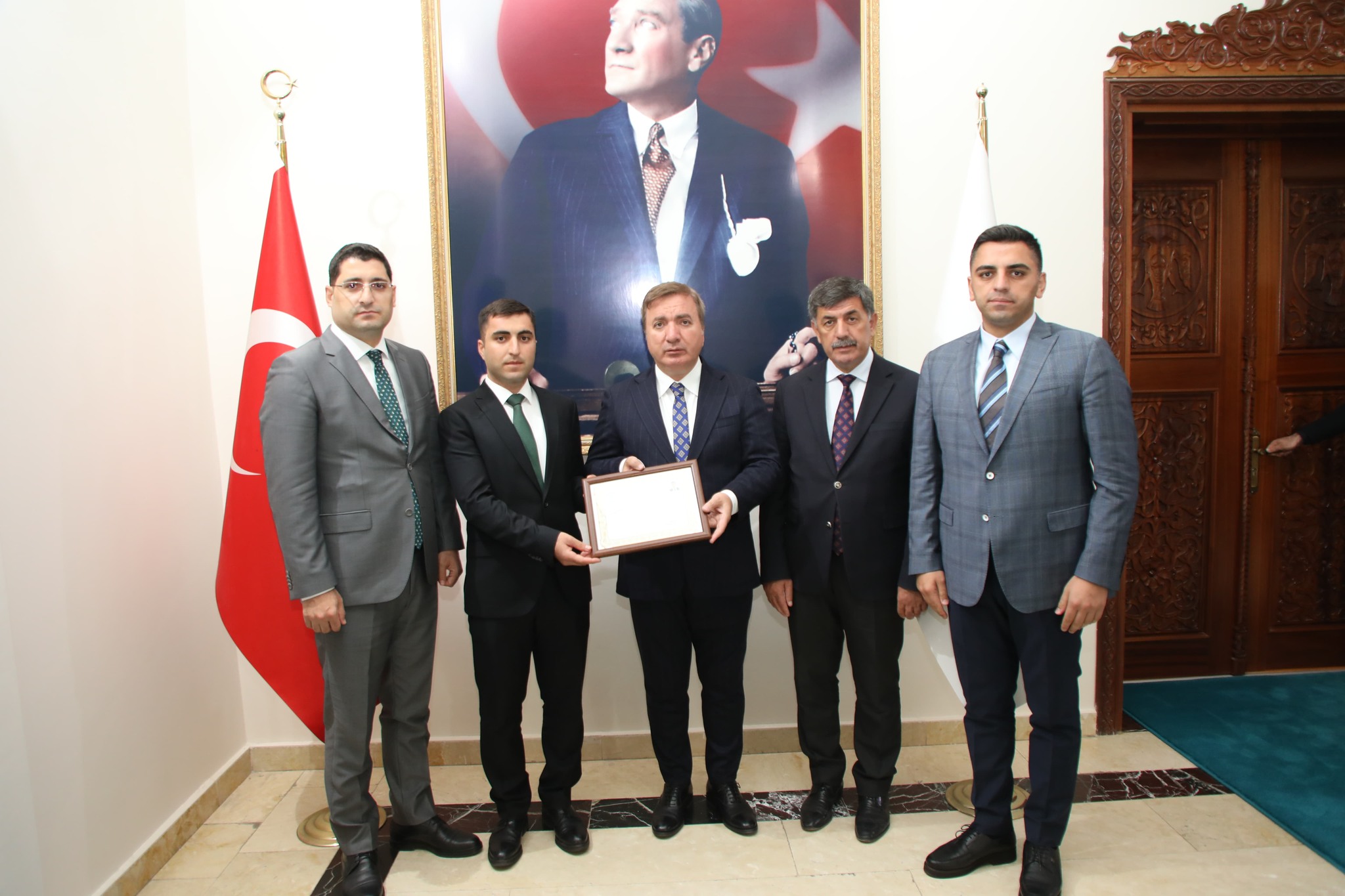Erzincan Valisi Hamza Aydoğdu, İl Stajını tamamlayarak Kaymakam Refikliği Stajına