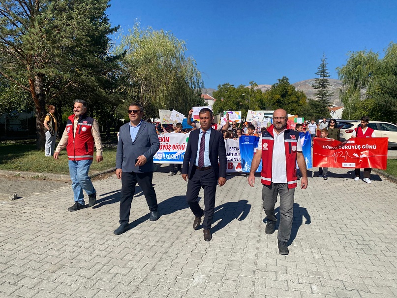 3-4 Ekim Dünya Yürüyüş Günü münasebetiyle, Erzincan İl Milli Eğitim