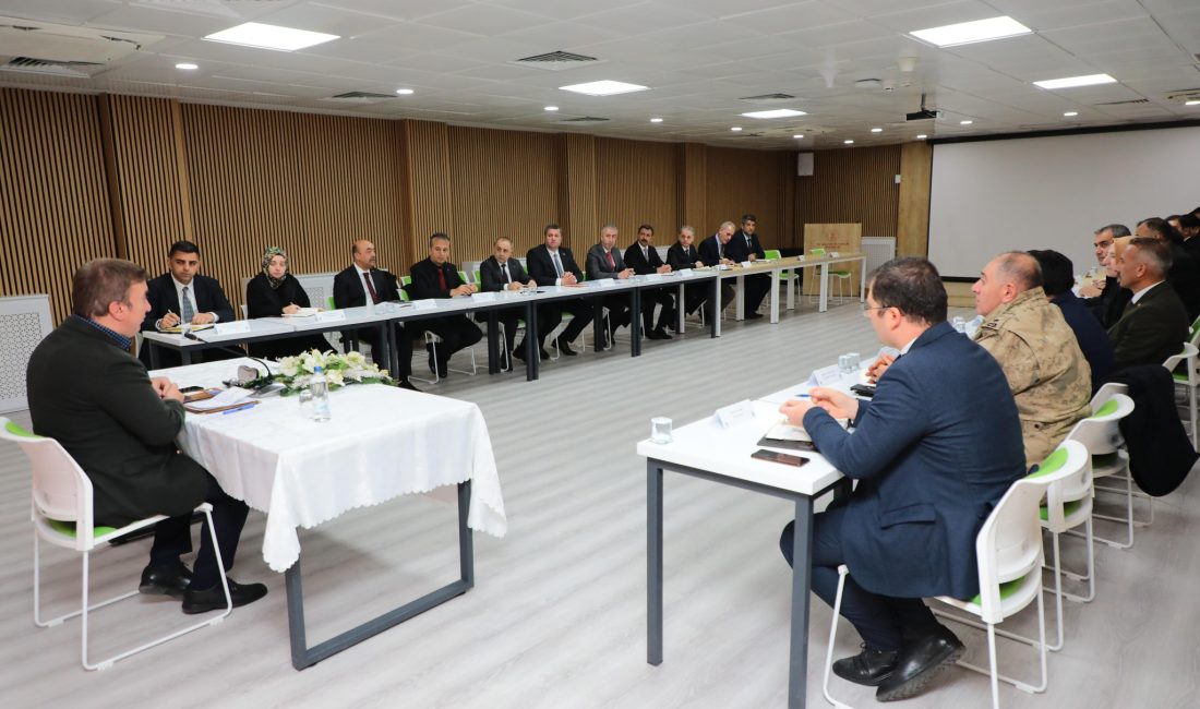 Genel Değerlendirme Toplantısı Erzincan Valisi Hamza Aydoğdu’nun başkanlığında gerçekleştirildi.