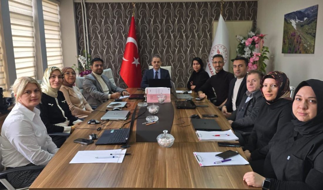 Erzincan İl Sağlık Müdürü Dr. Cihan Tekin başkanlığında, “Erzincan ili