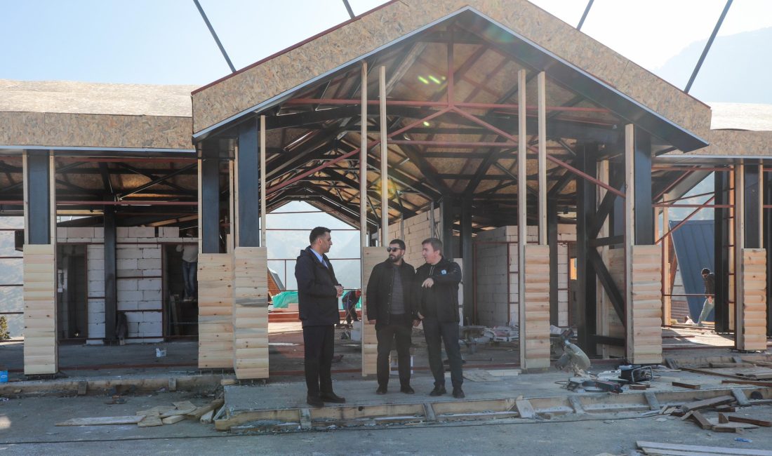 Erzincan Ergan Dağı Kayak Merkezindeki çalışmaları yerinde inceleyen Erzincan Valisi