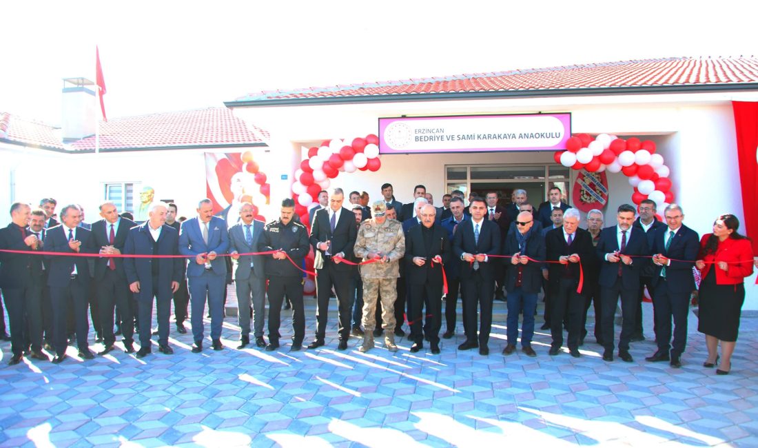 Erzincan’ın Hayırsever iş İnsanı Fahri Karakaya tarafından yaptırılan "Bedriye ve