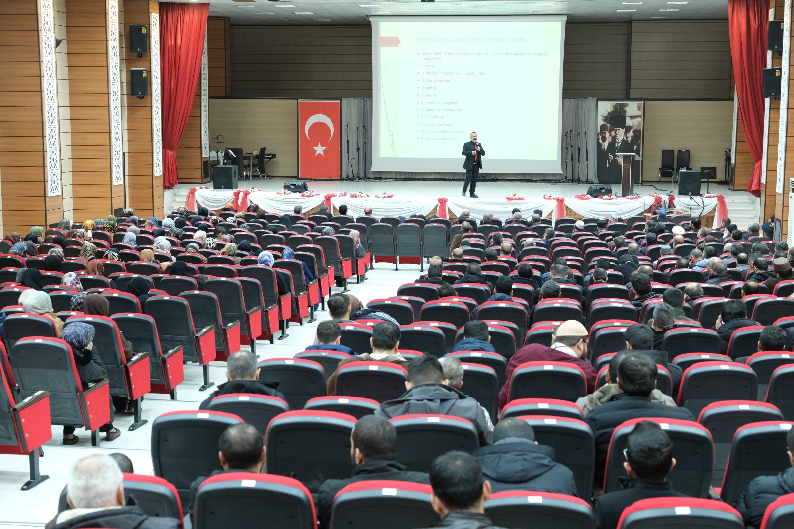 "Değerleriyle Güçlü Ailem" projesi kapsamında Sivas Cumhuriyet Üniversitesi İlahiyat Fakültesi