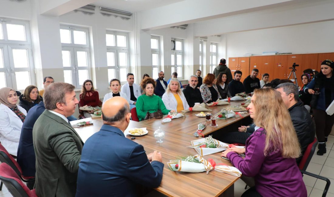 24 Kasım Öğretmenler günü dolayısıyla Munzur İlk ve ortaokulunu ziyaret