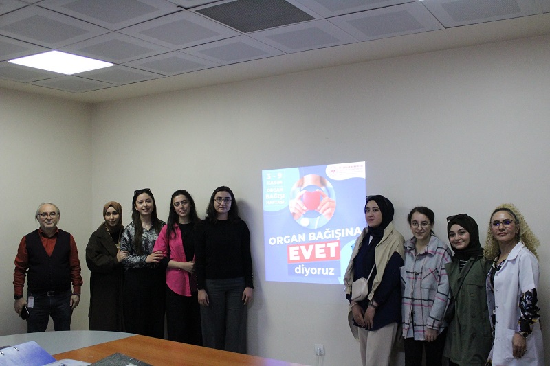 3-9 Kasım Organ Bağışı Haftası kapsamında, Mengücek Gazi Yurt Müdürlüğünce,